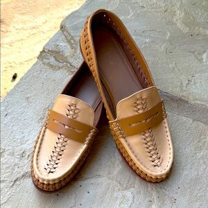 PILCRO by Anthropologie Woven Leather Loafers